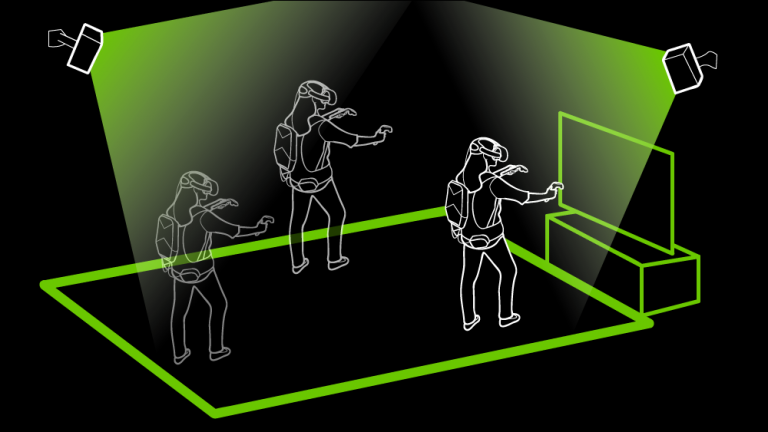 Infographie Roomscale - Virtual Game Rennes - Salle de réalité virtuelle