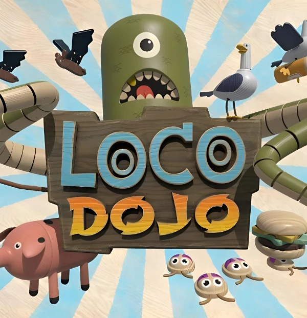 Affrontez vos amis dans Loco Dojo, un jeu VR loufoque rempli de mini-jeux délirants pour 2 à 4 joueurs.